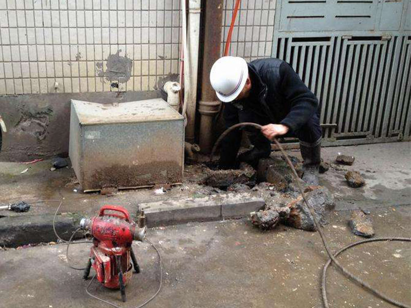 沙湖原种场疏通下水道-洗菜池疏通