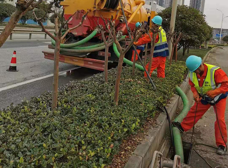 沙湖原种场市政管道清淤